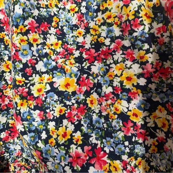 old navy micro Floral-Print Puff-Sleeve Babydoll Top 2X Spring Cottagecore color - Picture 7 of 12